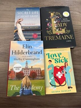 Assorted Paperback and Hardcover Book Set - Mixed Colors